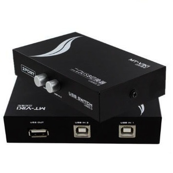 2 Port USB 2.0 Switch Hub for Printer/Scanner