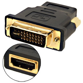 DVI I 24+5 to HDMI Converter