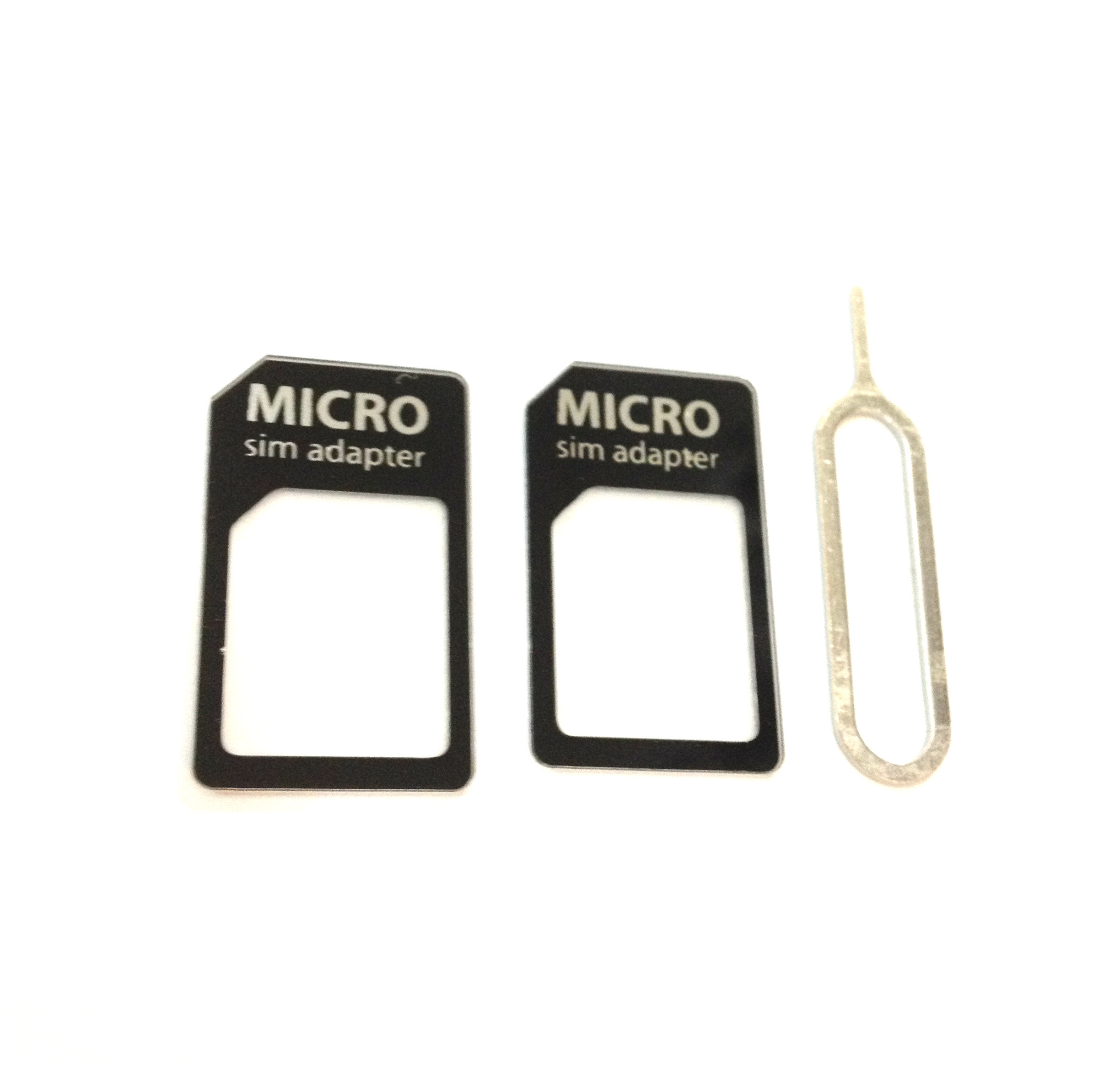 Dual MicroSIM to SIM Adapter + Pin