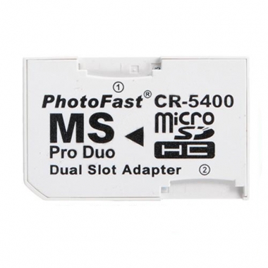 MicroSD TF - Memory Stick MS Pro Dual Slot Adapter