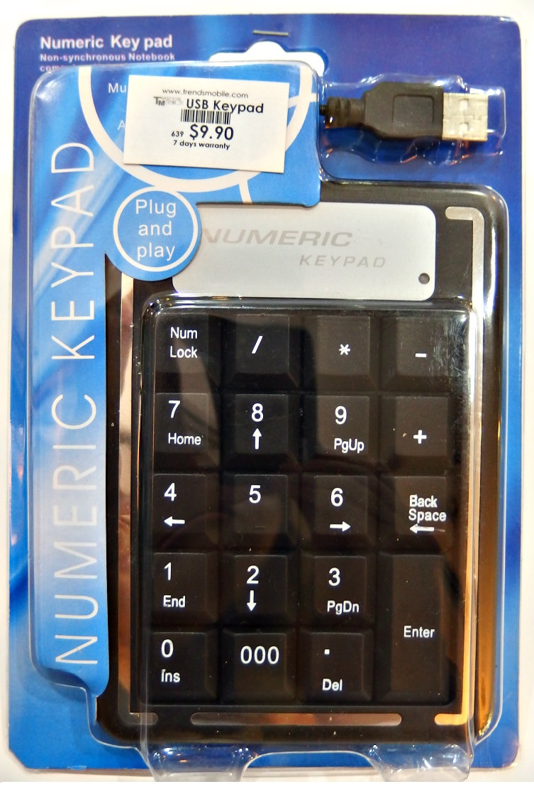 USB Number Keypad