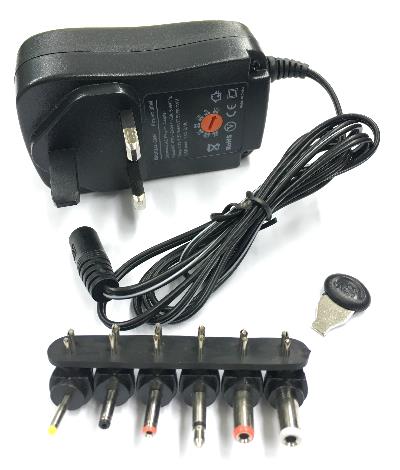 Universal AC/DC 3-12v 2.1A UK Plug Adapter