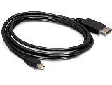 Mini Displayport to Displayport Cable 2m black
