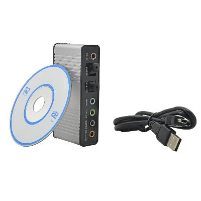 USB Sound Card Audio Channel 5.1 7.1 3.5mm For PC