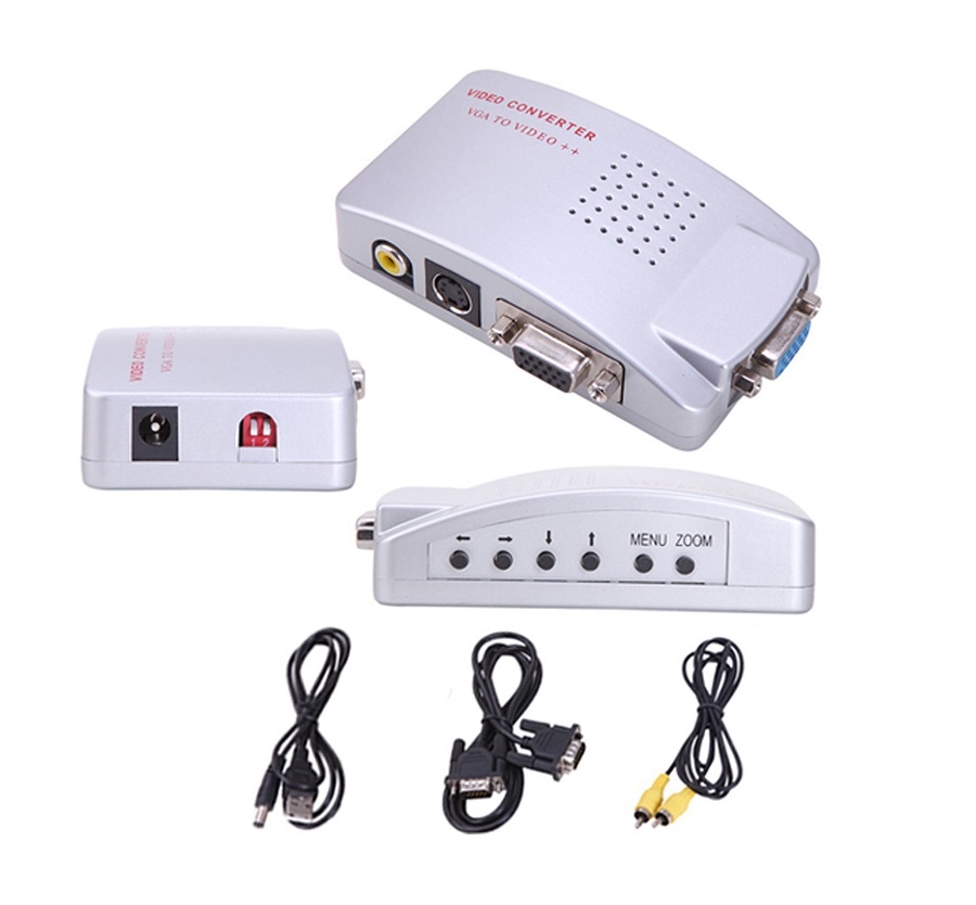 VGA (PC) to RCA (TV) Video Composite Switch