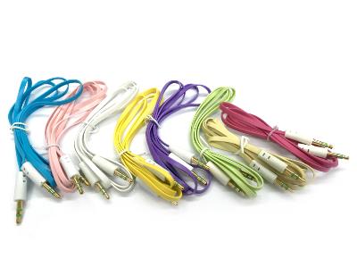 3.5mm Colorful Flat Audio Cable 1m