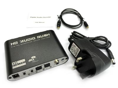 Coaxial Digital Audio Decoder Optical Audio Converter 5.1 / 7.1 Decoder
