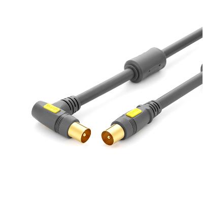Male RF TV Coaxial to F Satellite Cable 2m
