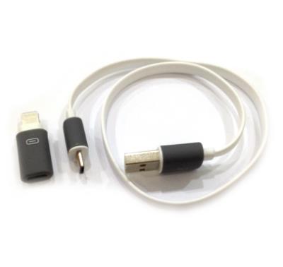 2 in 1 Lightning,MicroUSB Short Flat Cable 30cm TM