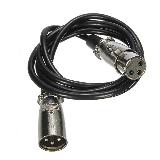 Audio XLR Microphone Male to Female Cable 1m