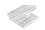 4x AA Battery Clear Plastic Case