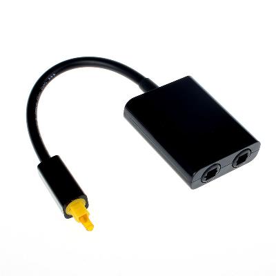 Toslink Audio 1 to 2 Female Splitter