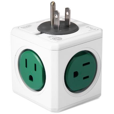 PowerCube Socket 5 Outlets US Adapter 