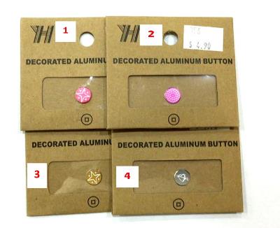 iPhone/iPad Aluminum Deco Button Sticker