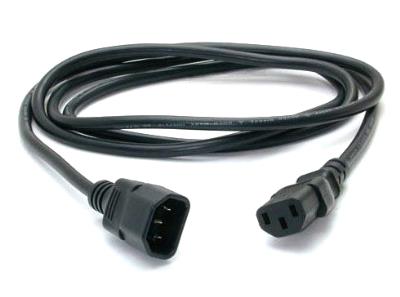 Computer Monitor/Kettle Power Extension Cable 1.2m
