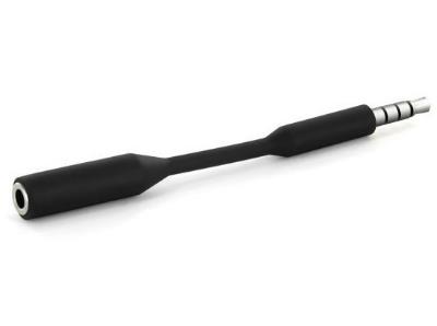 3.5mm Short Audio Extension 7cm Cable Black 