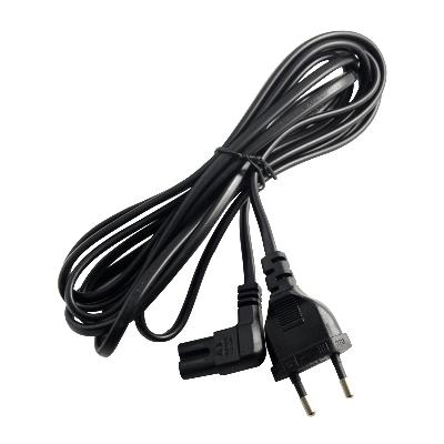 H-Quality Figure8 Power L-shape Cable EU 3m