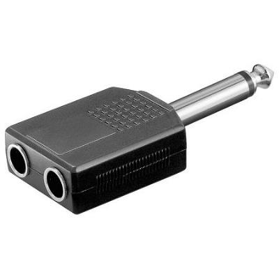 6.3mm Male to 6.3mm Female 2x Splitter
