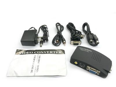 RCA Composite S-Video In AV to VGA Converter