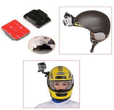 Go Pro / SJCAM Helmet Curved Adhesive Mount + Sticker