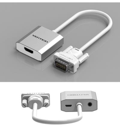 Vention VGA to HDMI Converter Cable Adapter with Audio 
