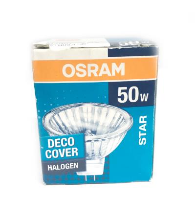 OSRAM Light Bulb Deco Cover Halogen 12V 50W GU5.3 
