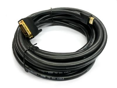 Hi-Quality DVI 24+1 to HDMI 2.0 Cable 4.6m