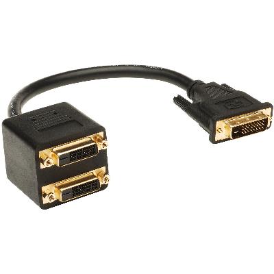 DVI 24+1 Splitter Cable 30cm