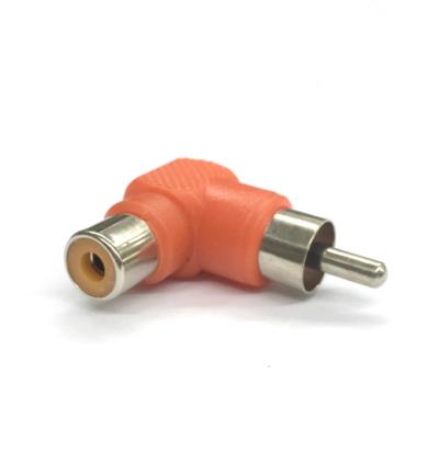 RCA Male - Female L-Shaped Adapter