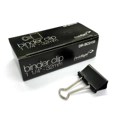 12 Pcs Paper Binder Clip 1 1/4 -32mm 