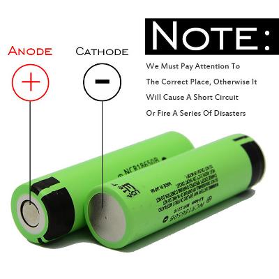 3400mAh Battery Panasonic 18650 Rechargeable 3.7V Li-ion