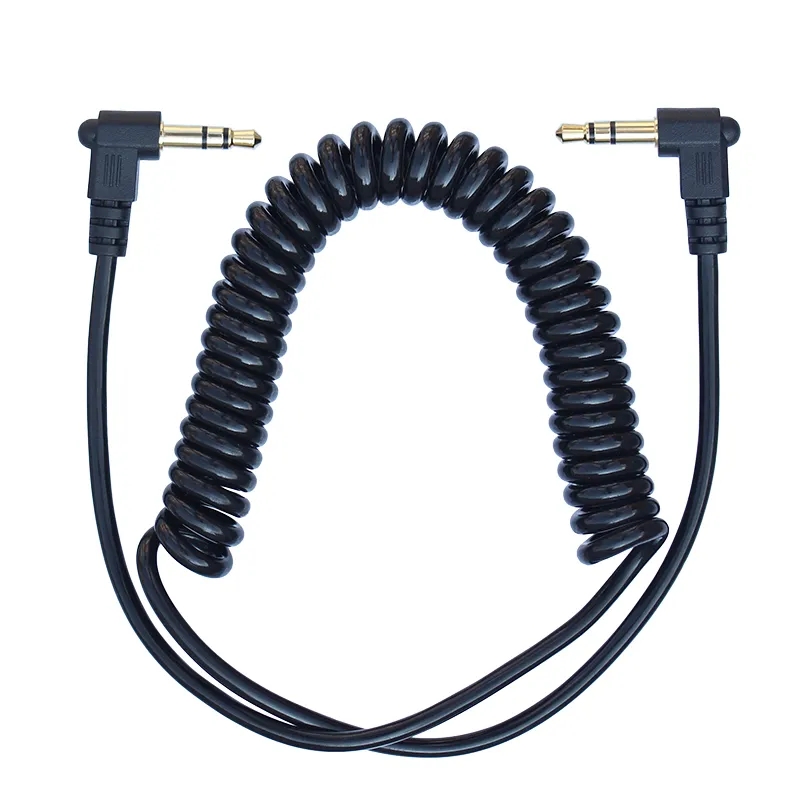 Dual 3.5mm Trs to Trs Spring Cable