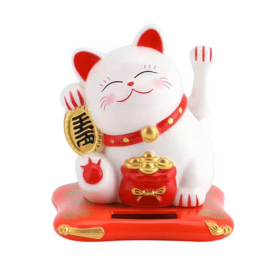 Solar Lucky Fortune Cat 