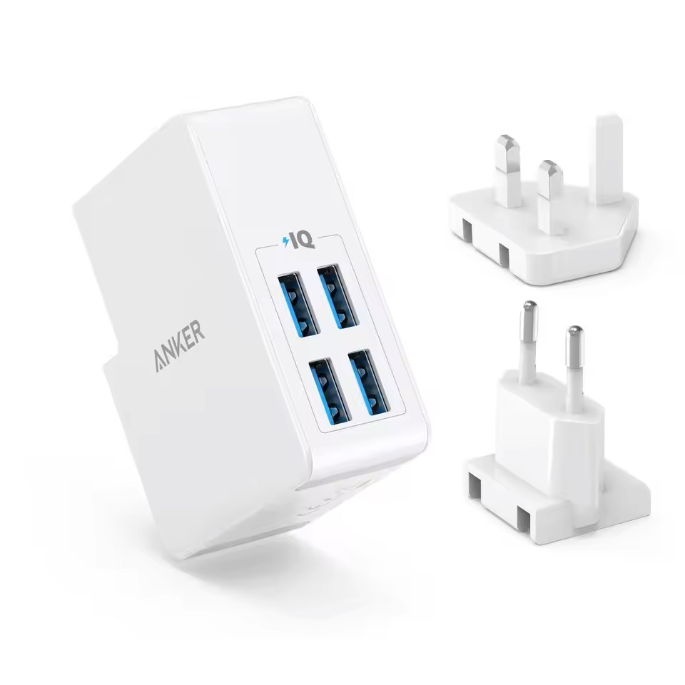 Anker 4-port USB Charger Tracke UK / EU