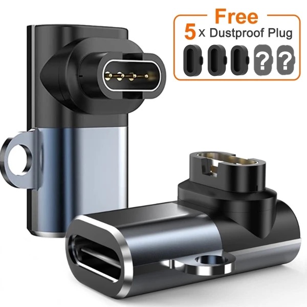 2In1 Type C  Watch Charger Adapter for Garmin Fenix 5 5S 5X 6 7 8