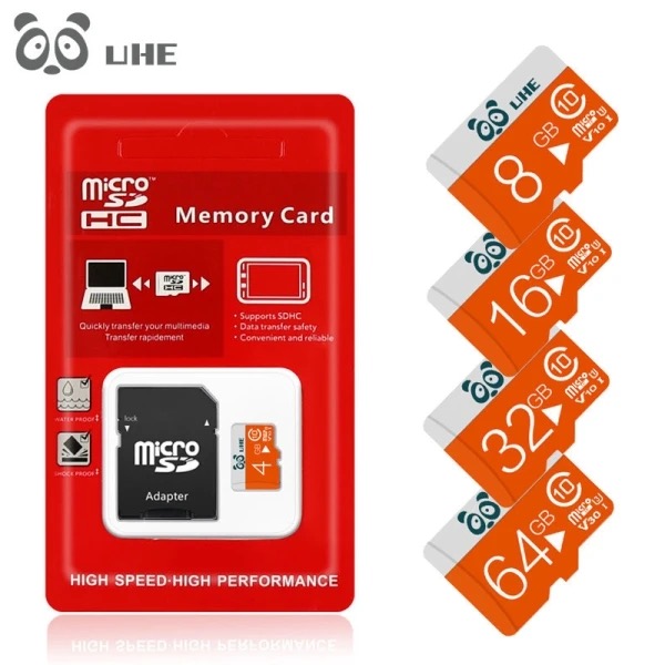8GB 16GB MicroSD with SD adapter