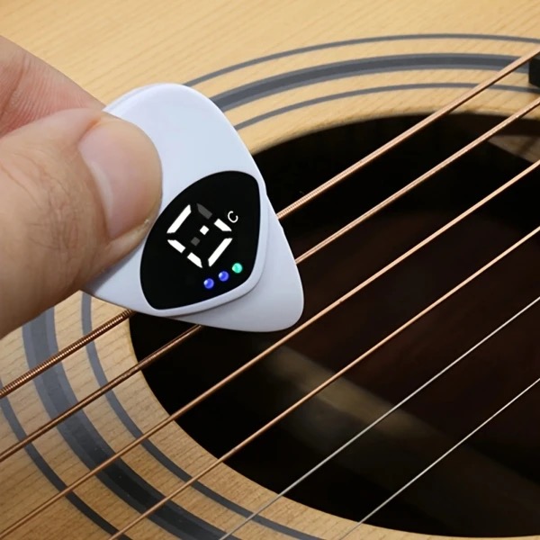 2 in 1 Guitar Pick and Tuner