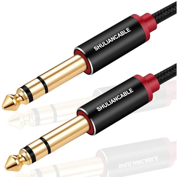 6.35mm Stereo Male To Male Cable 1m 2m 3m 5m 10m