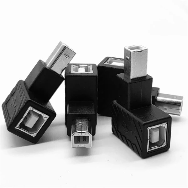 USB2.0 Type B L-angle 90degree adapter