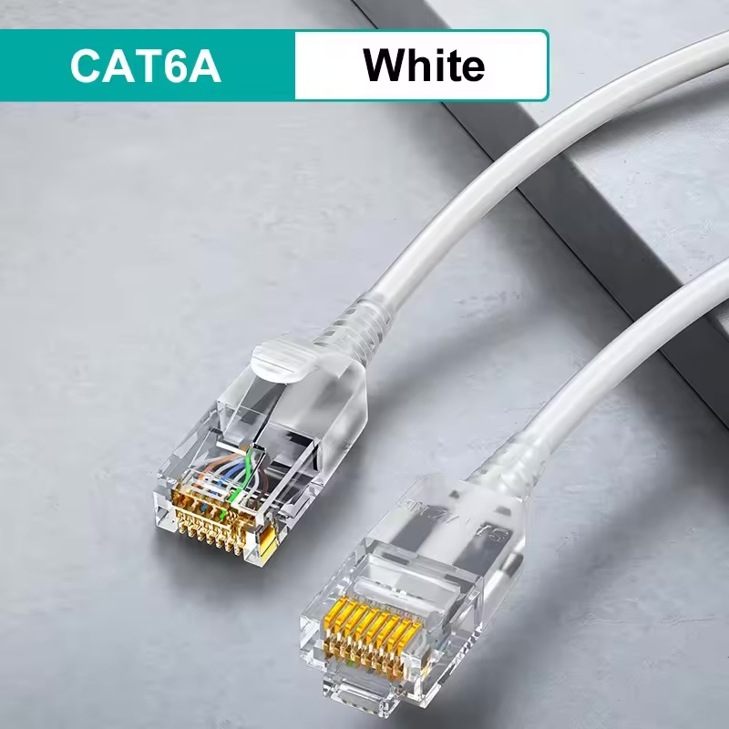 Ultra Slim Cat 6A Lan RJ45 Cable