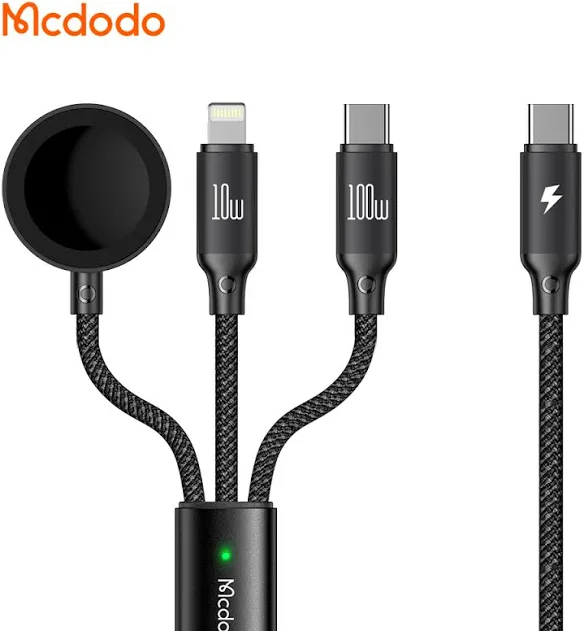 Mcdodo 3 in 1 Lightning Type C Watch Wireless Charging