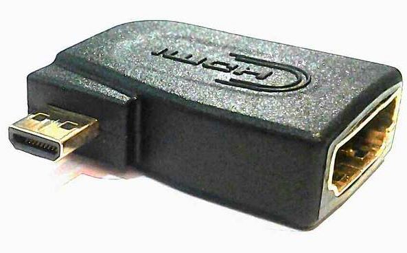 Micro HDMI to HDMI L-Shape Adapter