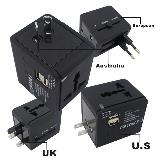 Universal Travel Adapter with Dual USB