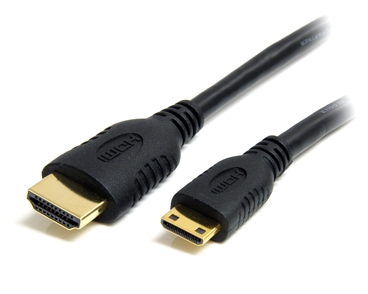 Mini HDMI to HDMI Cable 1m