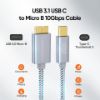 Picture of USB C 3.1 to Micro B Cable 10Gbps